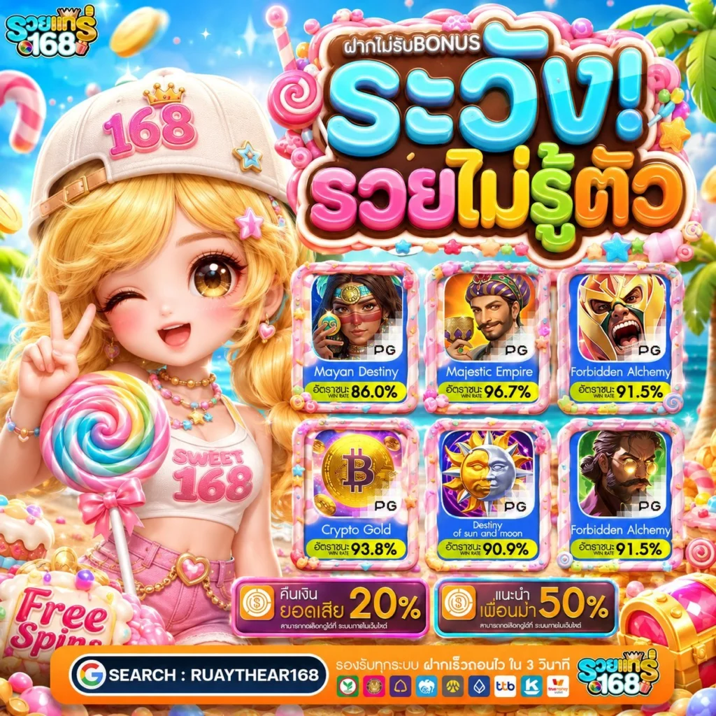 เว็บฝาก10 รับ 100 ใหม่ ชวนแก๊งมาจอยความคุ้มกันให้ฉ่ำหัวใจ